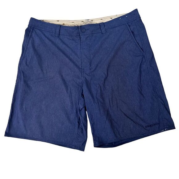 Patagonia ~ Mens Blue Shorts ~size 40 ~ small imperfection on front hemline - Picture 1 of 10